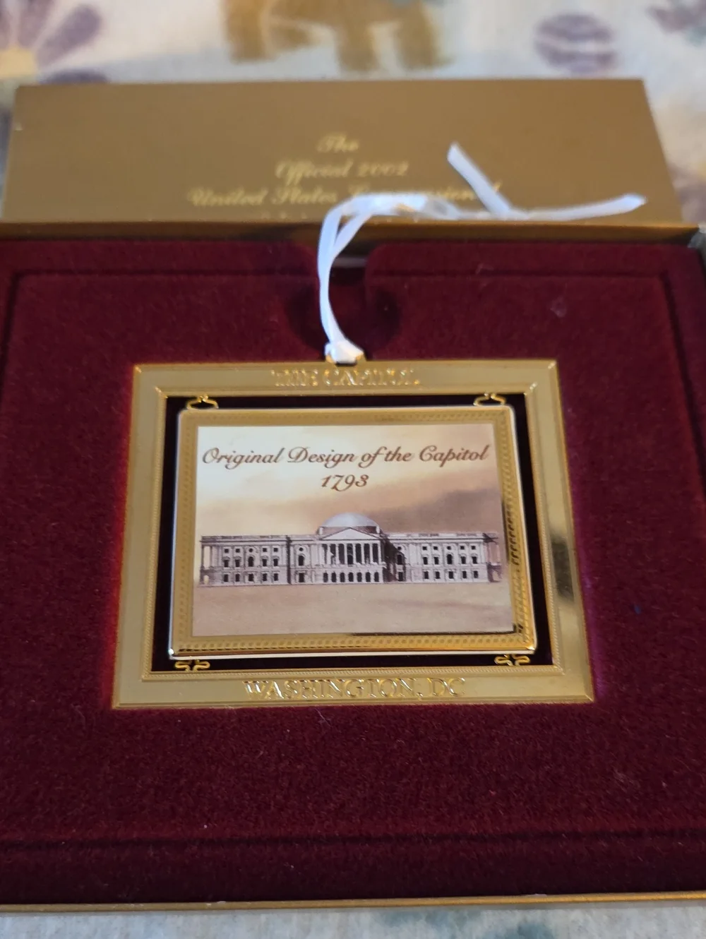 Official 2002 United States Congressional Holiday Ornament,